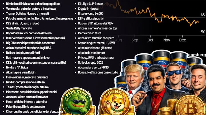 Tra Il Ruggito Verde e l’Ombra del Caribe 🇻🇪🛢️! L'appetito al rischio si alza.